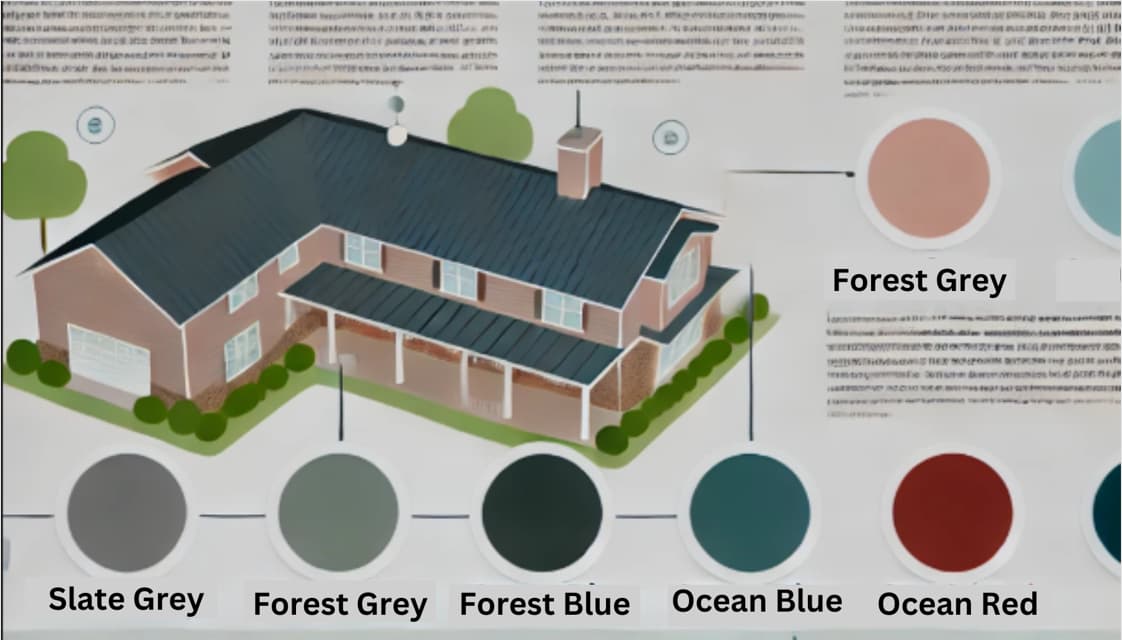 Choosing the right Color for metal roofing