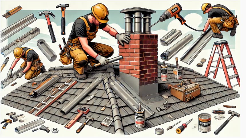 step by step guide to chimney flashing repair