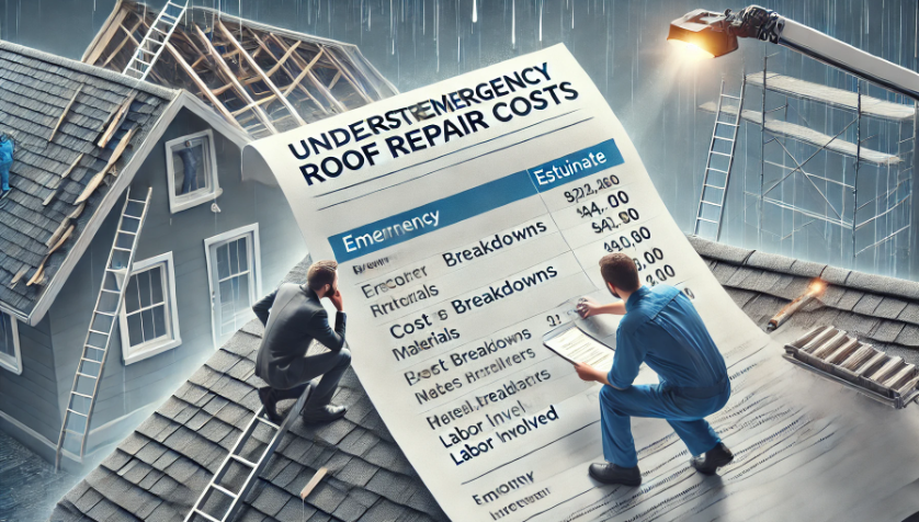 emergency roof repair costs