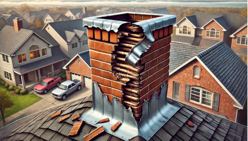 Understanding types of chimney flashing Damage