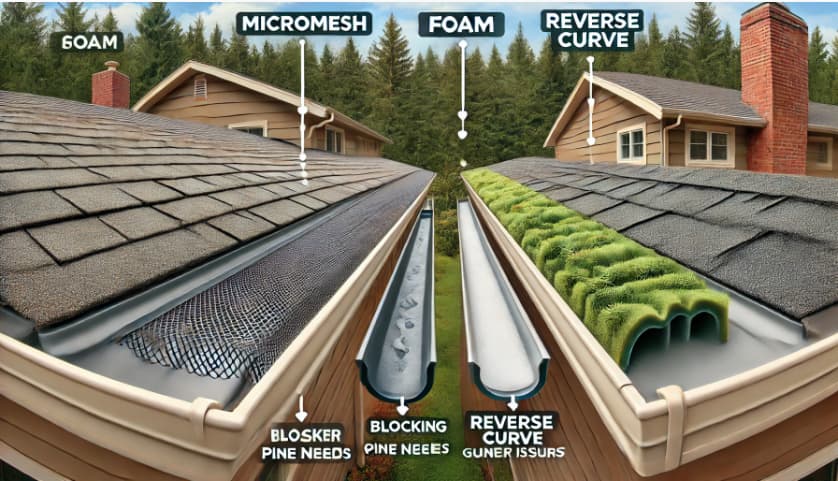 Types of gutter guards