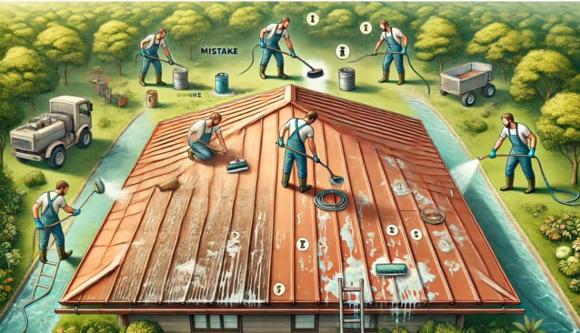 Common mistakes to avoid when cleaning a copper roof