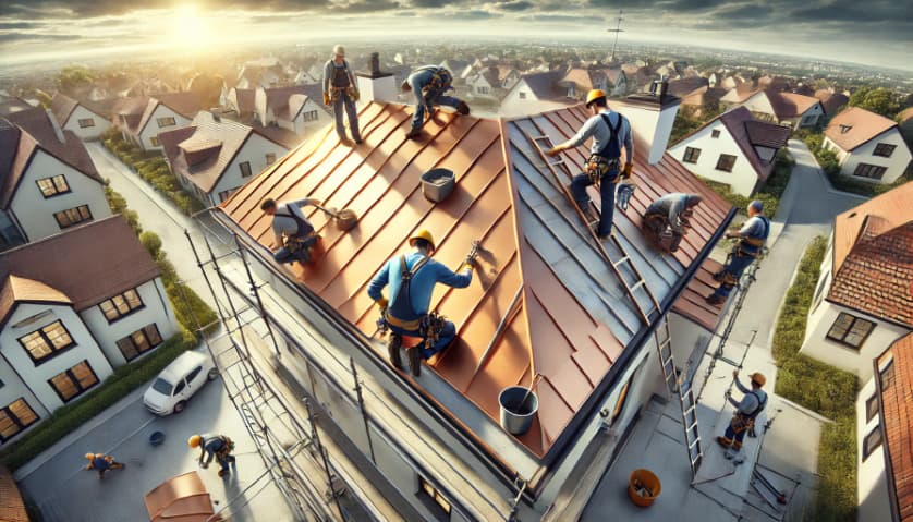 Hiring a professional for copper roof installation