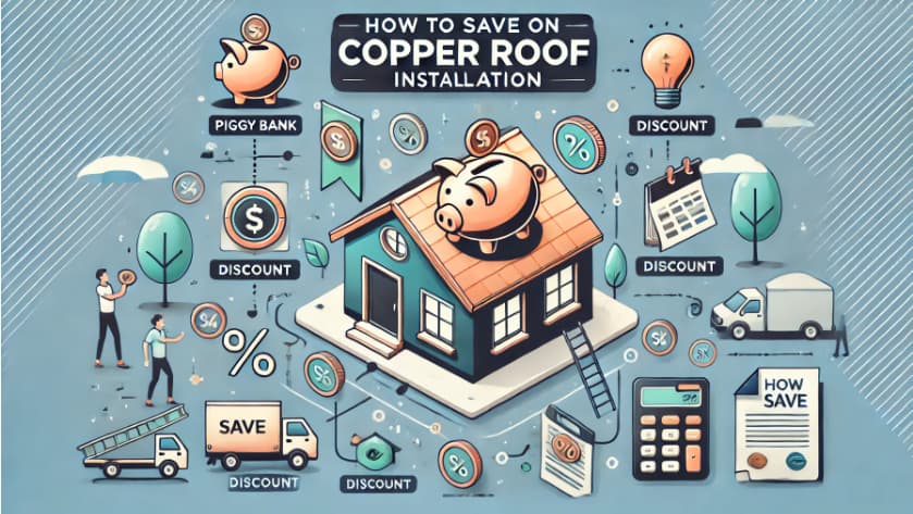 How to save on copper roof installation