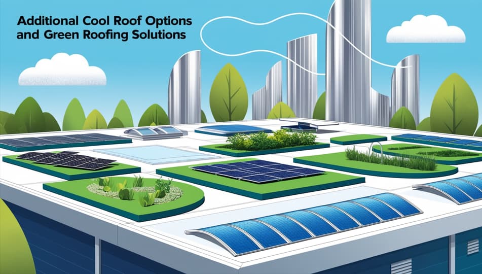 Additional cool roof options and green roofing