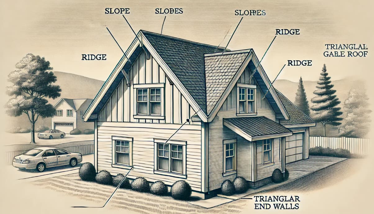 What is a gable roof