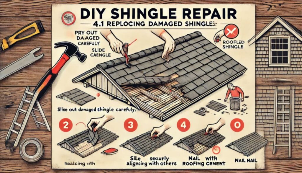 DIY shingle repair techniques