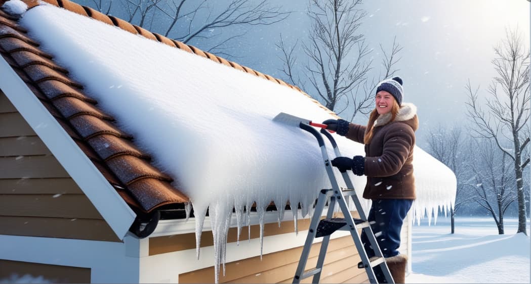 How to remove ice dams on your roof