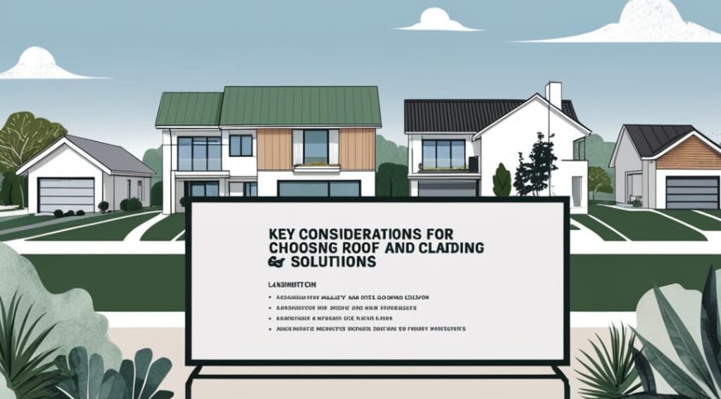 Key considerations for choosing roofing and cladding solutions