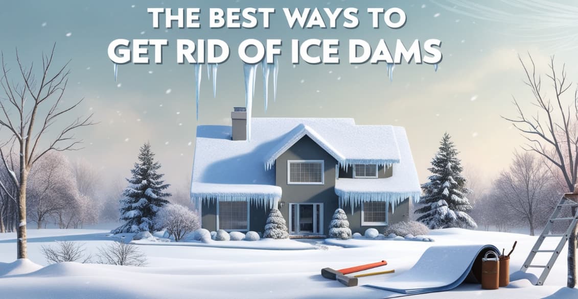 The best ways to get rid of ice dams