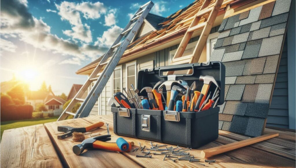 Tools and materials for shingle repairs