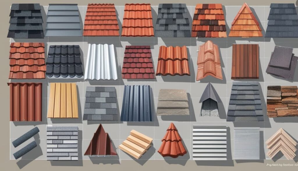 Types of roofing and cladding materials